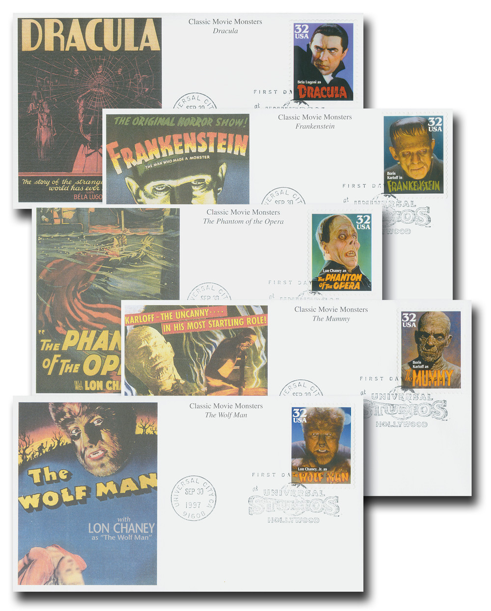 321819 -- Mystic First Day Cover Set -- First Day Cover