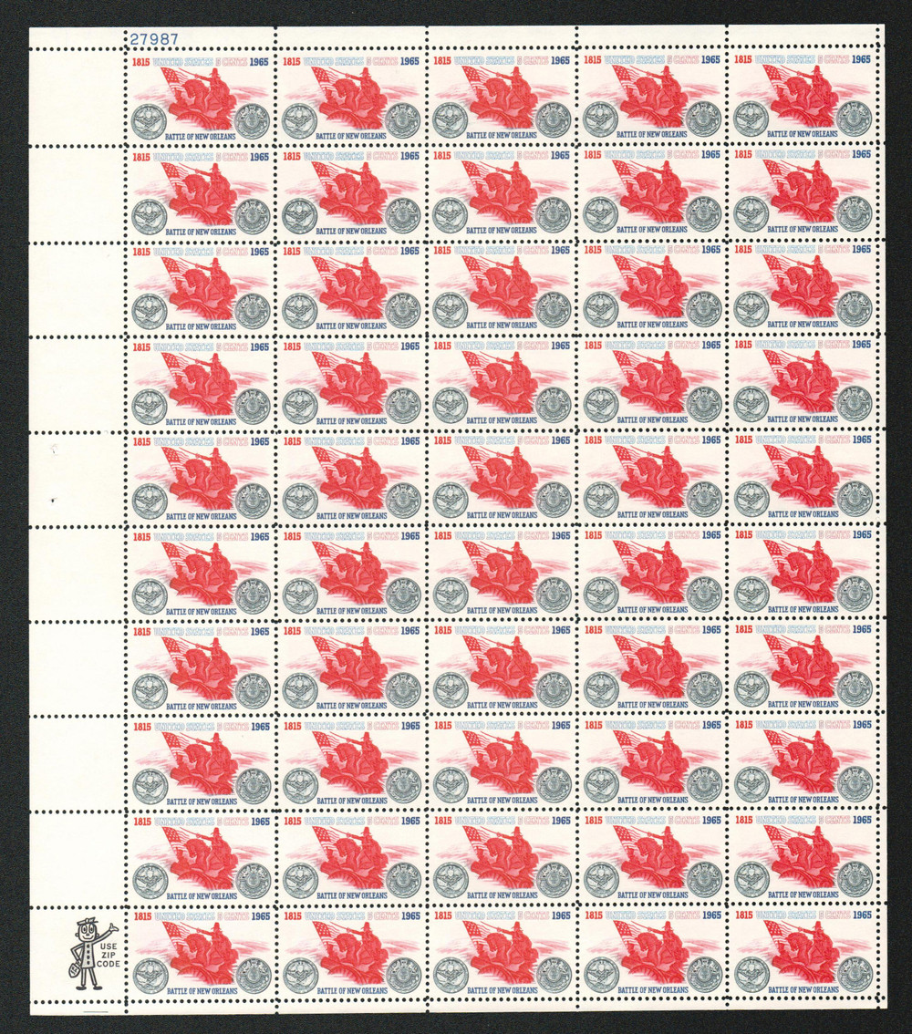 1261 - 1965 5c Battle of New Orleans - Mystic Stamp Company