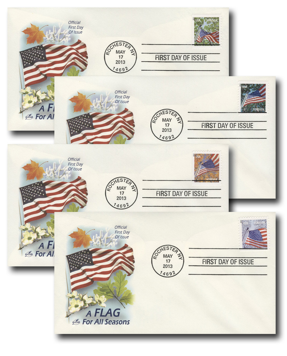 4782-85 - 2013 First-Class Forever Stamp - A Flag for All