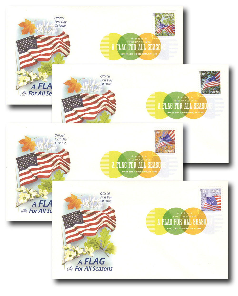 4782-85 - 2013 First-Class Forever Stamp - A Flag for All