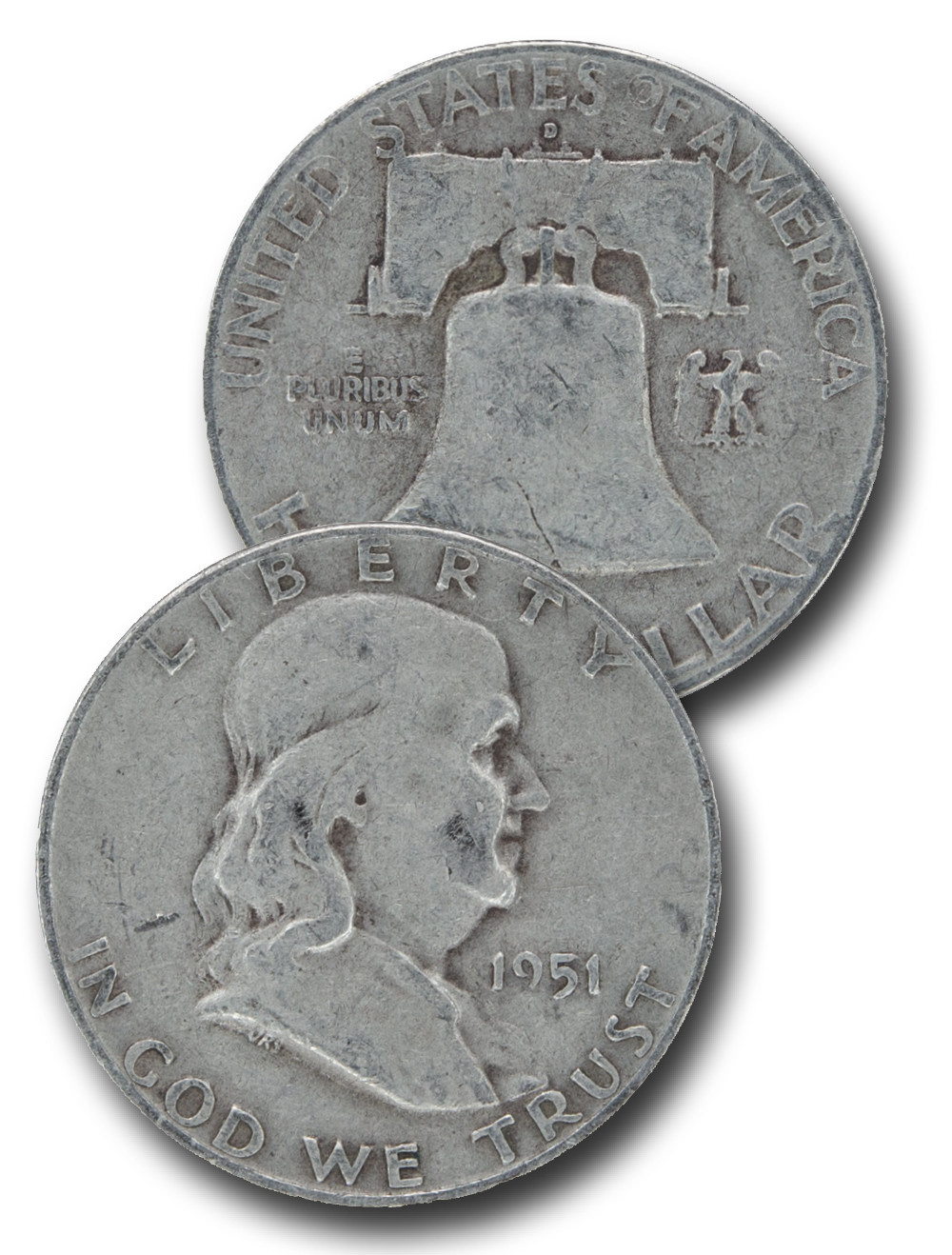 CH-951D - 1951-D Benjamin Franklin Half Dollar - Mystic Stamp Company