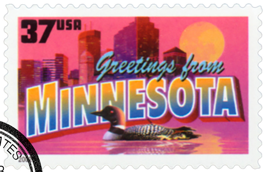 3718 - 2002 37c Greetings from America: Minnesota - Mystic Stamp