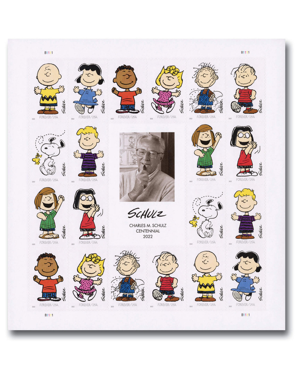 5726a-j - 2022 First-Class Forever Stamps - Charles Schulz