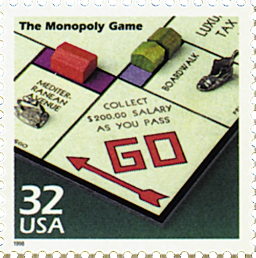 3185o - 1998 32c Celebrate the Century - 1930s: The Monopoly Game