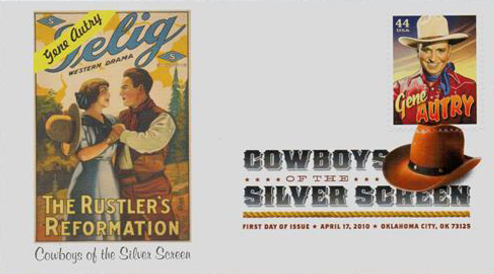 4449 - 2010 44c Cowboys of the Silver Screen - Gene Autry