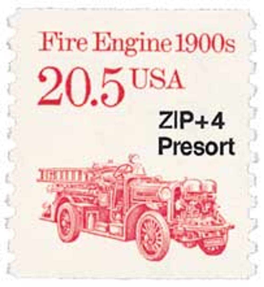 2264 - 1988 20.5c Transportation Series: 1900s Fire Engine