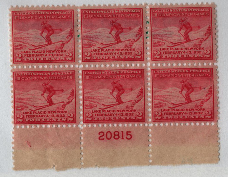 716 - 1932 2c Third Olympic Winter Games Lake Placid, New York
