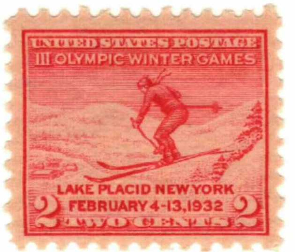 V/A POST MARKED STAMPS NO. 7 レコード 716 - 1932 2c Third Olympic Winter Games Lake Placid, New