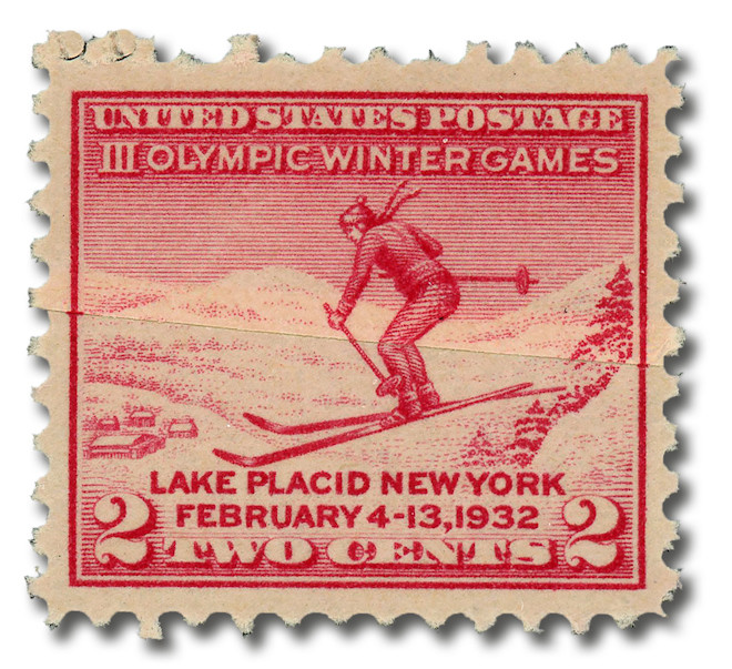 716 - 1932 2c Third Olympic Winter Games Lake Placid, New York