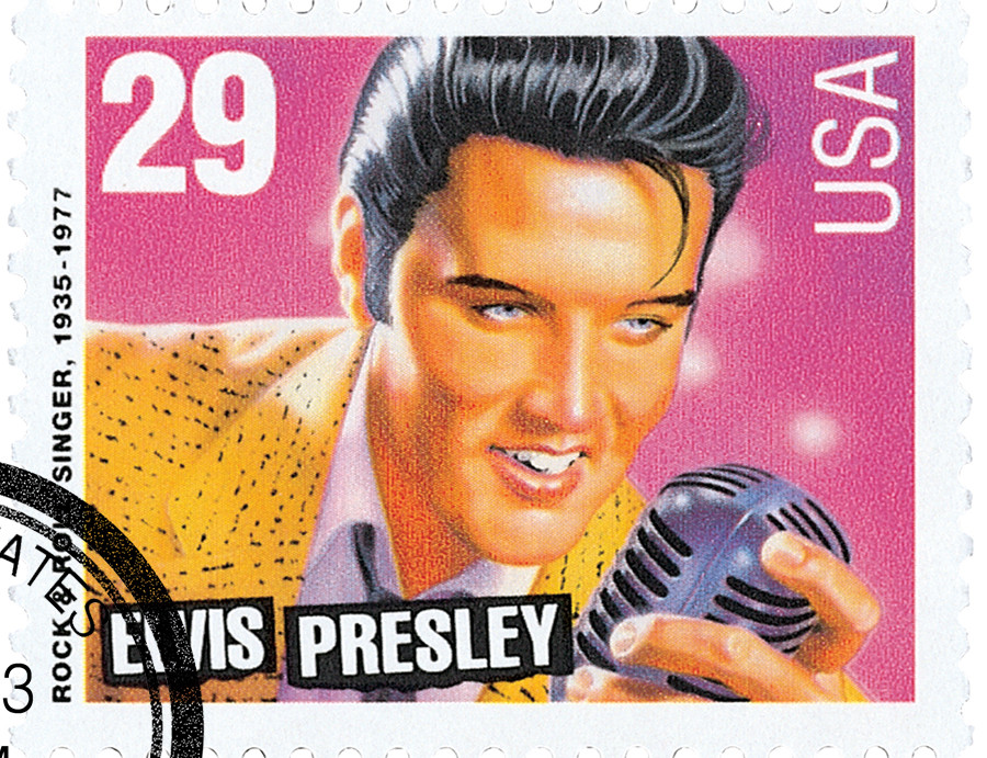 2724 - 1993 29c Legends of American Music: Elvis Presley - Mystic