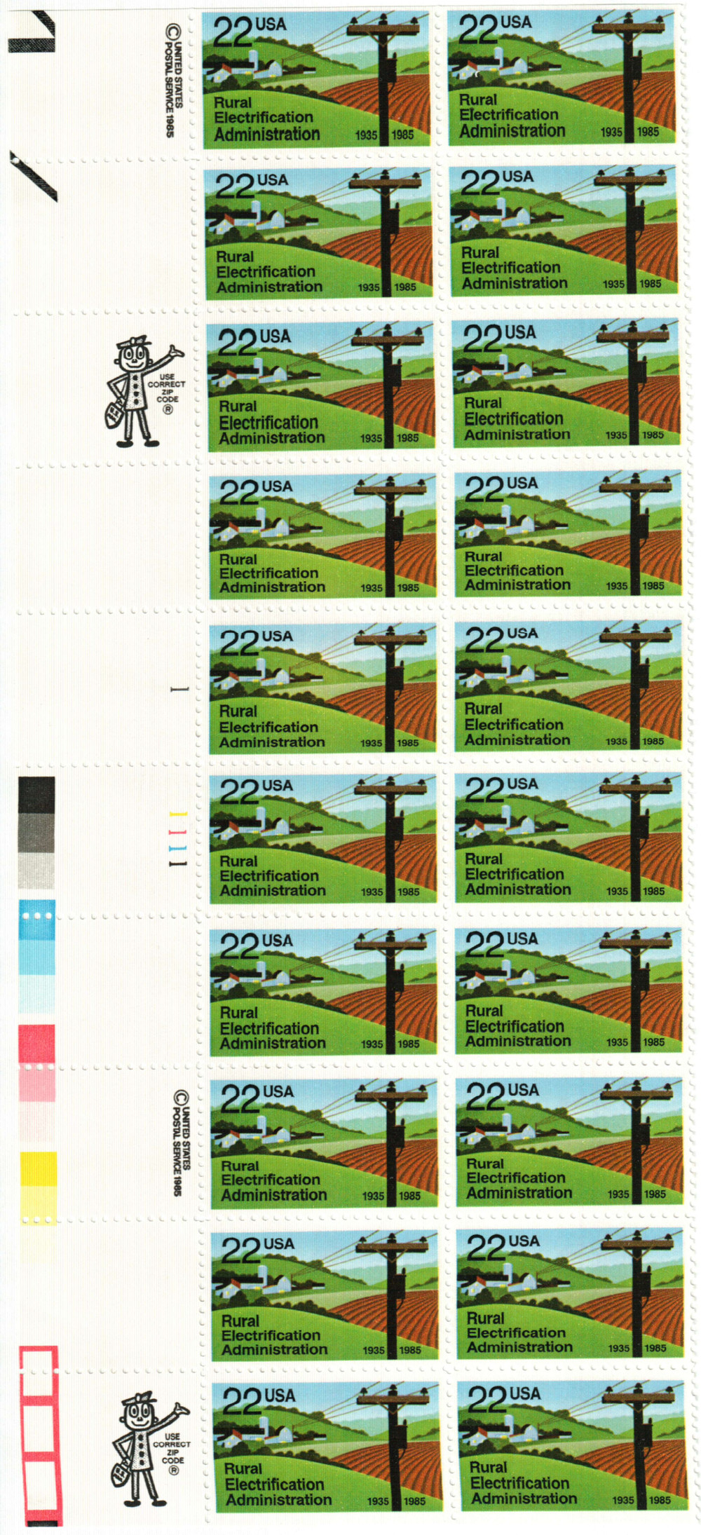 310630 -- Mint Plate Block -- Mint Stamp(s)
