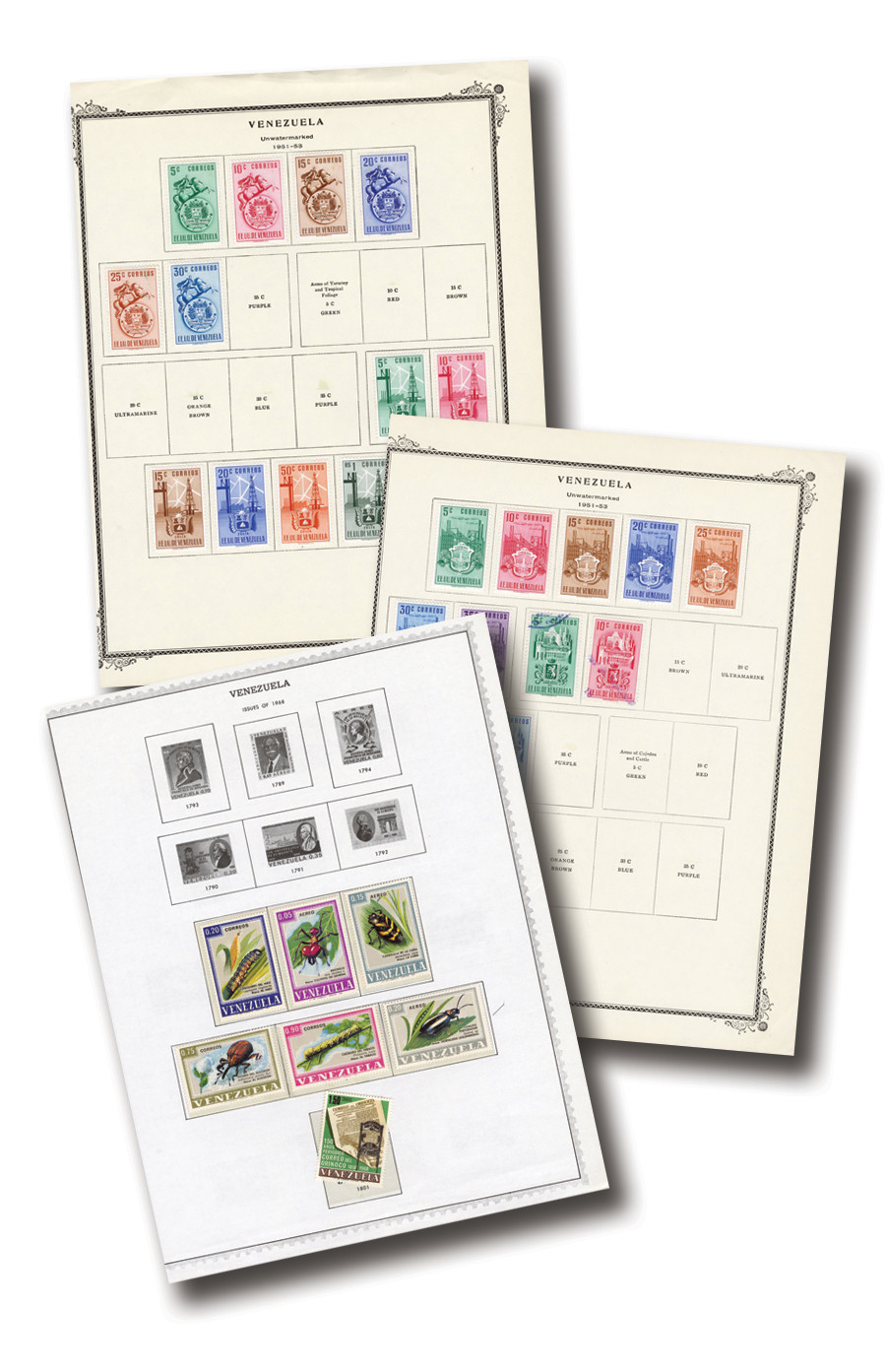 1950-1995 Venezuela Stamp Collection