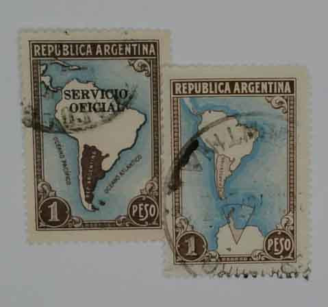 切手51 594//O51 - 1940-51 Argentina - Mystic Stamp Company