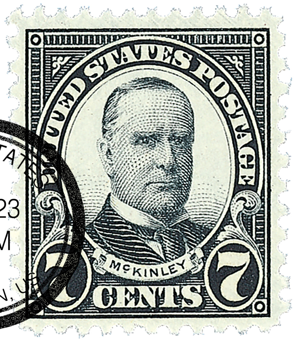 639 - 1927 7c William McKinley, Black, Perf. 11x10.5