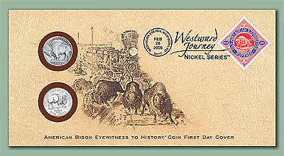59747A - 2004 Buffalo Nickel Philatelic Numismatic Cover with