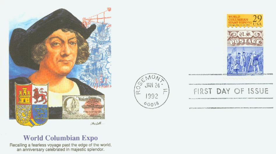 2616 - 1992 29c World Columbian Stamp Expo - Mystic Stamp Company