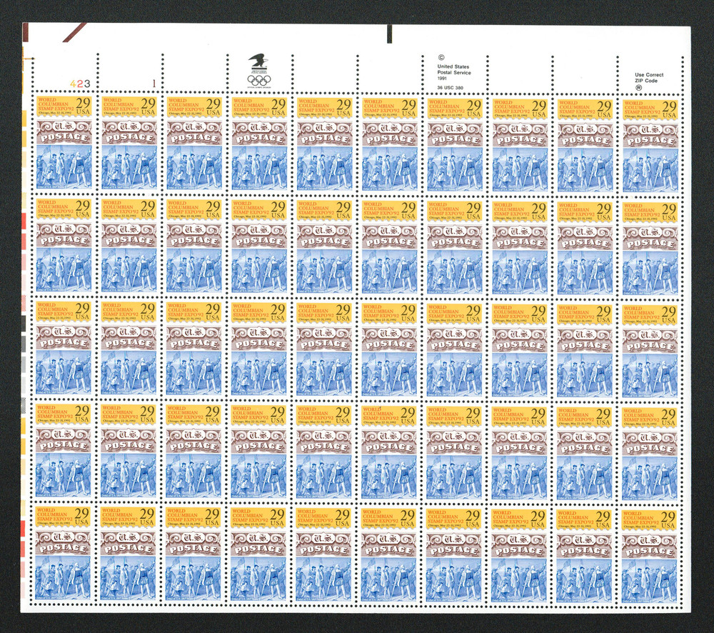 コレクション Limited rare stamps 15 stamps 2616 - 1992 29c World Columbian Stamp Expo - Mystic Stamp Company