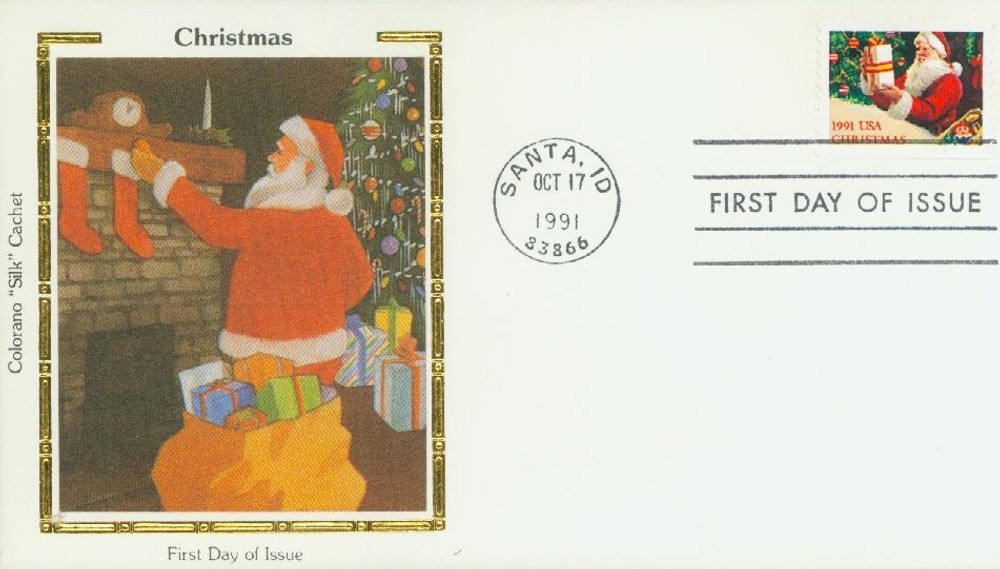 315032 -- Colorano Silk First Day Cover -- First Day Cover