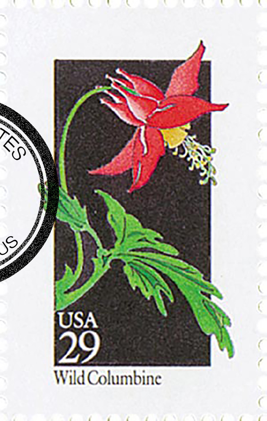 2678 - 1992 29c Wildflowers: Wild Columbine - Mystic Stamp Company