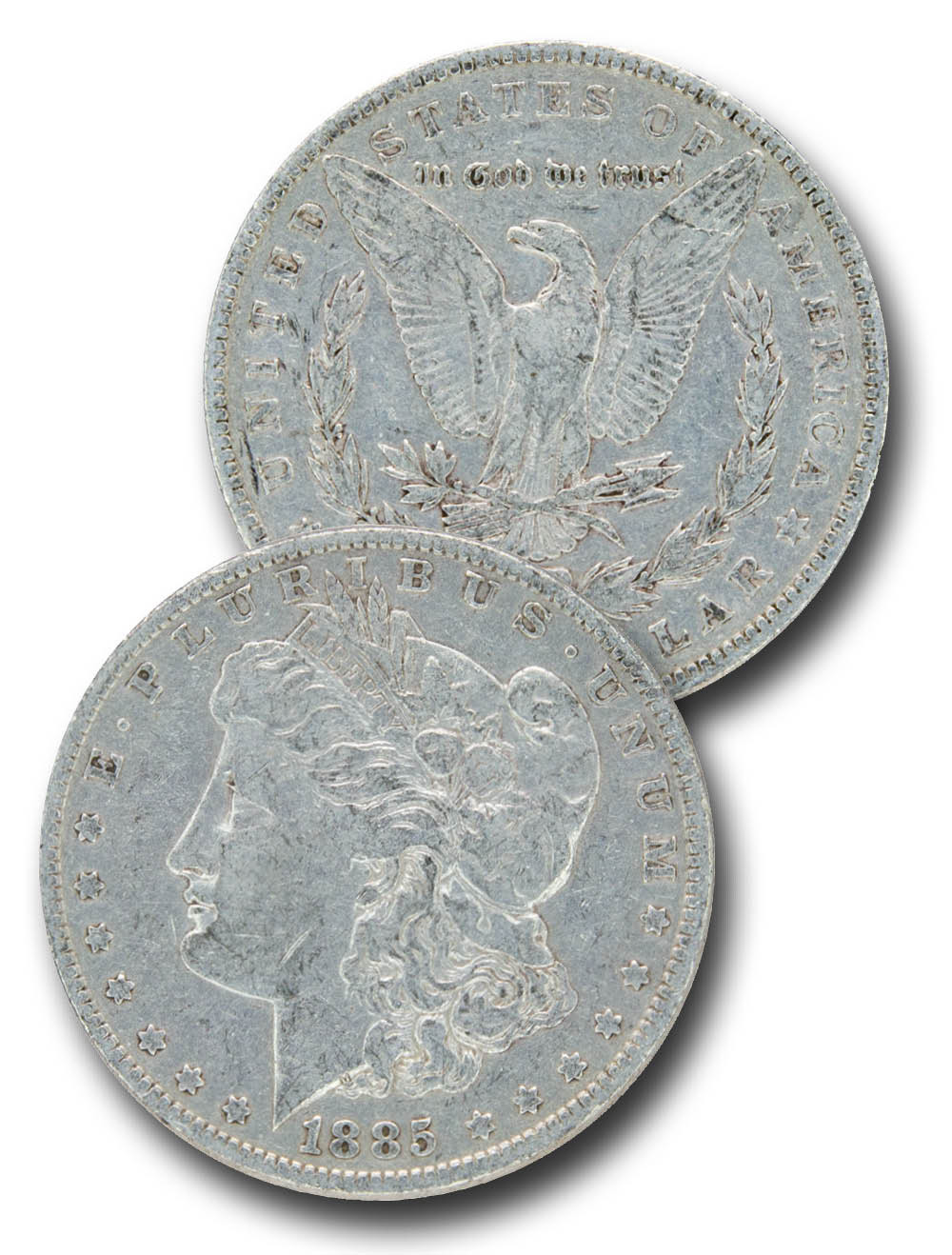 CW-885 - 1885 Morgan Silver Dollar - Mystic Stamp Company