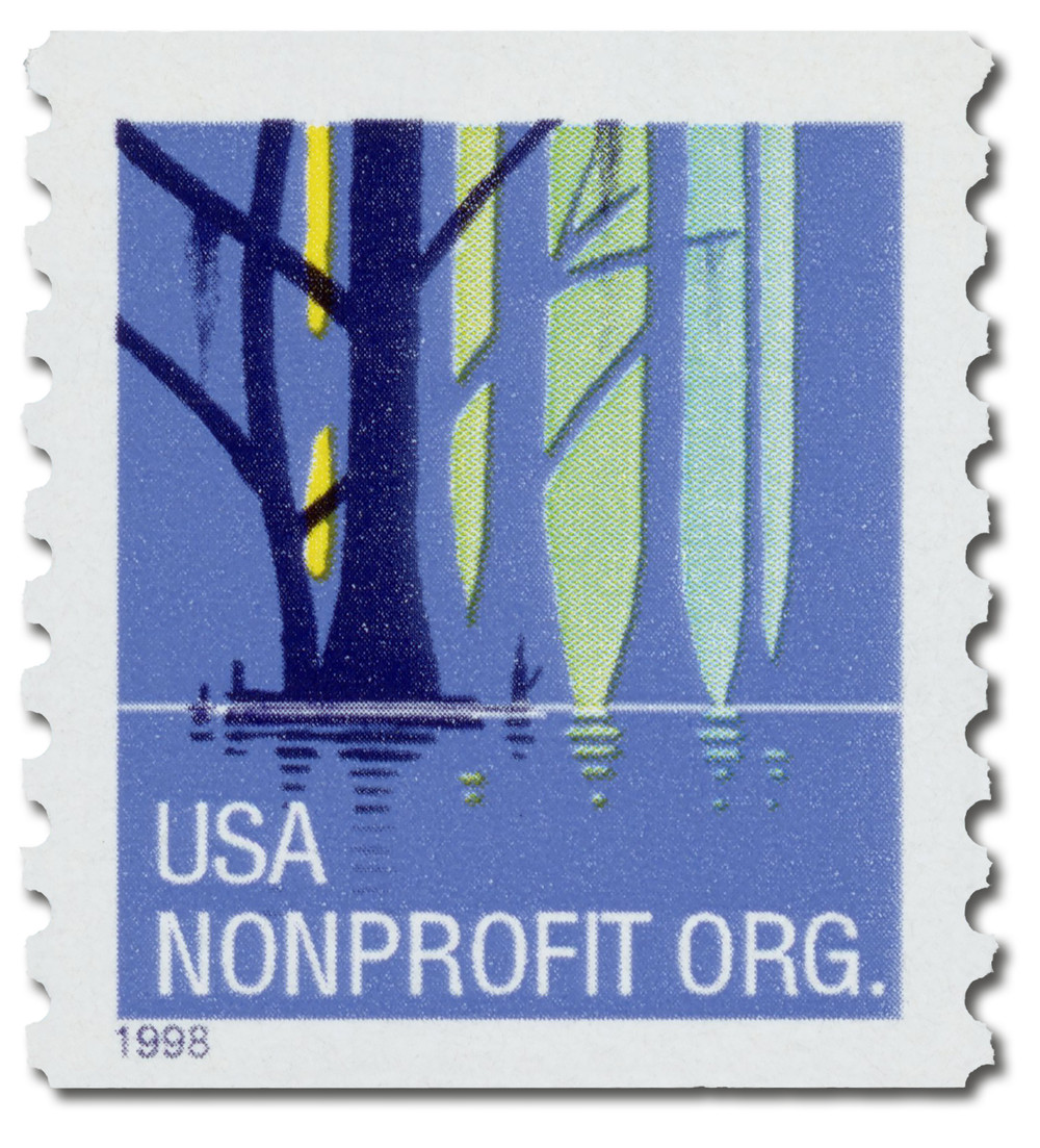 3207 - 1998 5c Wetlands, Coil, Large 1998 - Mystic Stamp Company