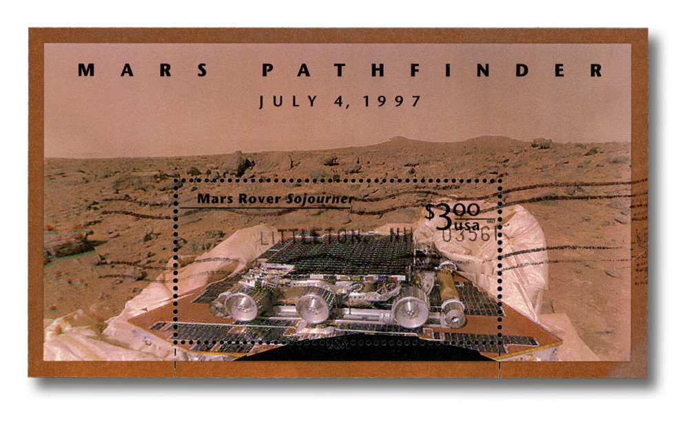 米国切手　MARS PATHFINDER 1997 3178 - 1997 $3 Mars Pathfinder - Mystic Stamp Company
