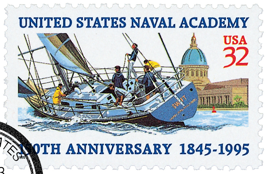 3001 - 1995 32c United States Naval Academy - Mystic Stamp Company