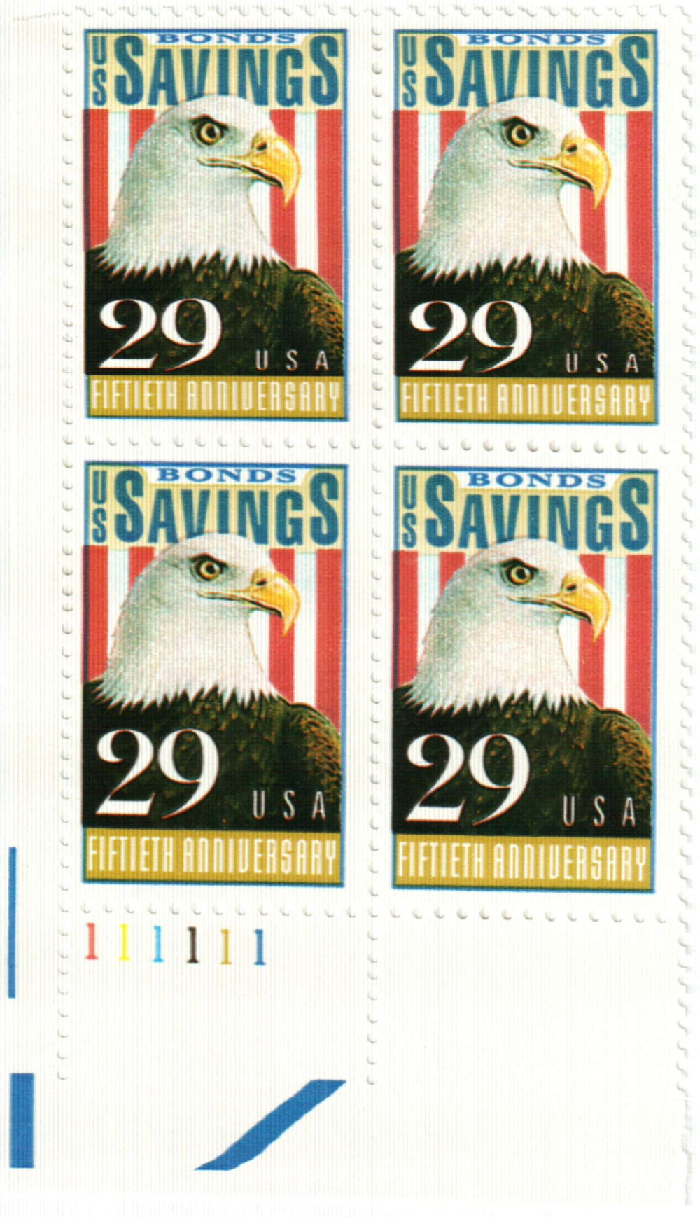 Cravate Vintage à Motif Aigle Américain (American Eagle) Sur Fond Marron - Occasion - Style US