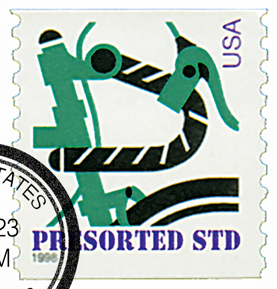3229 - 1998 10c Modern Bicycle, Large Date - Mystic Stamp Company