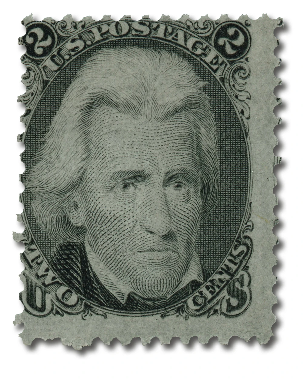 93 - 1868 2c Andrew Jackson 