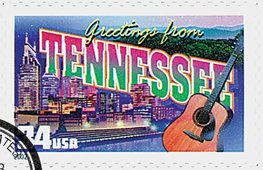 3602 - 2002 34c Greetings From America: Tennessee - Mystic Stamp