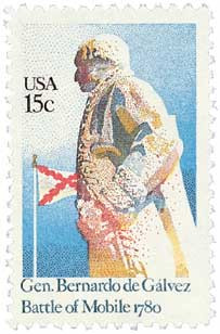1826 - 1980 15c General Bernardo de Galvez - Mystic Stamp Company