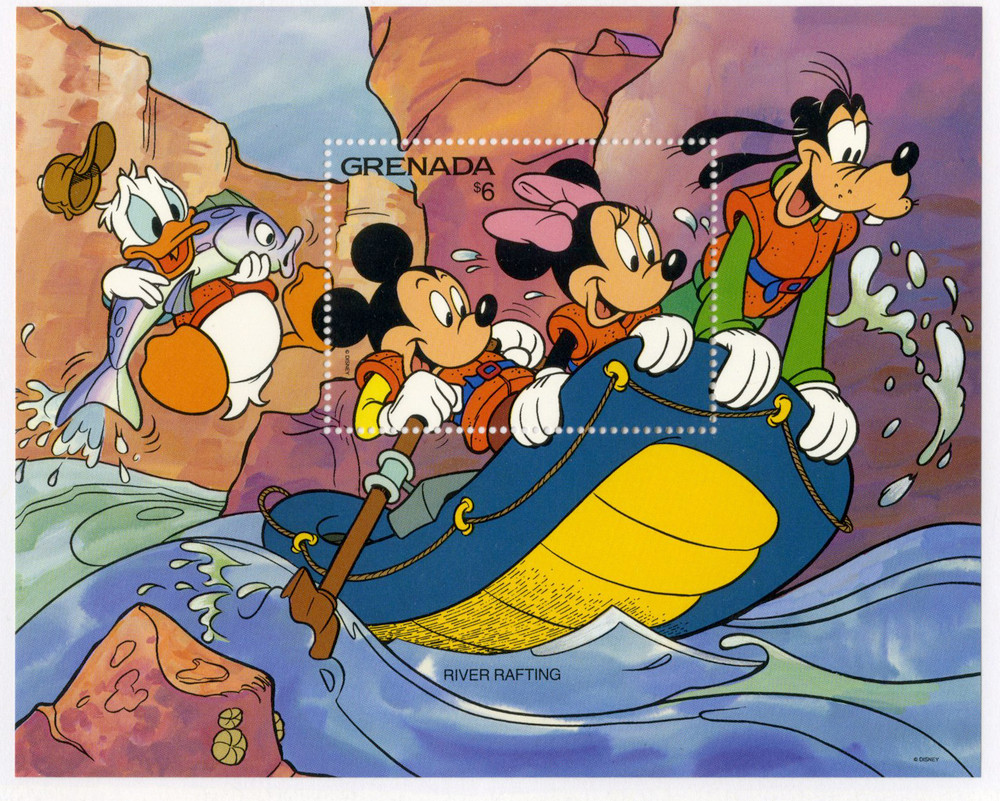 MDS318E - 1992 Disney Friends Try - Thrill Sports, Mint Souvenir