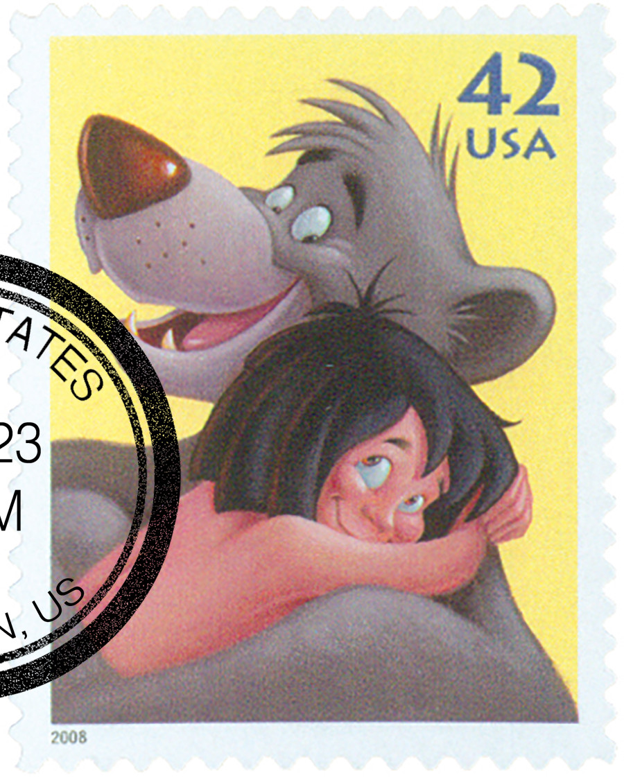 Disney Postage Stamps【切手book】 4345 - 2008 42c The Art of Disney: Imagination - Mowgli & Baloo
