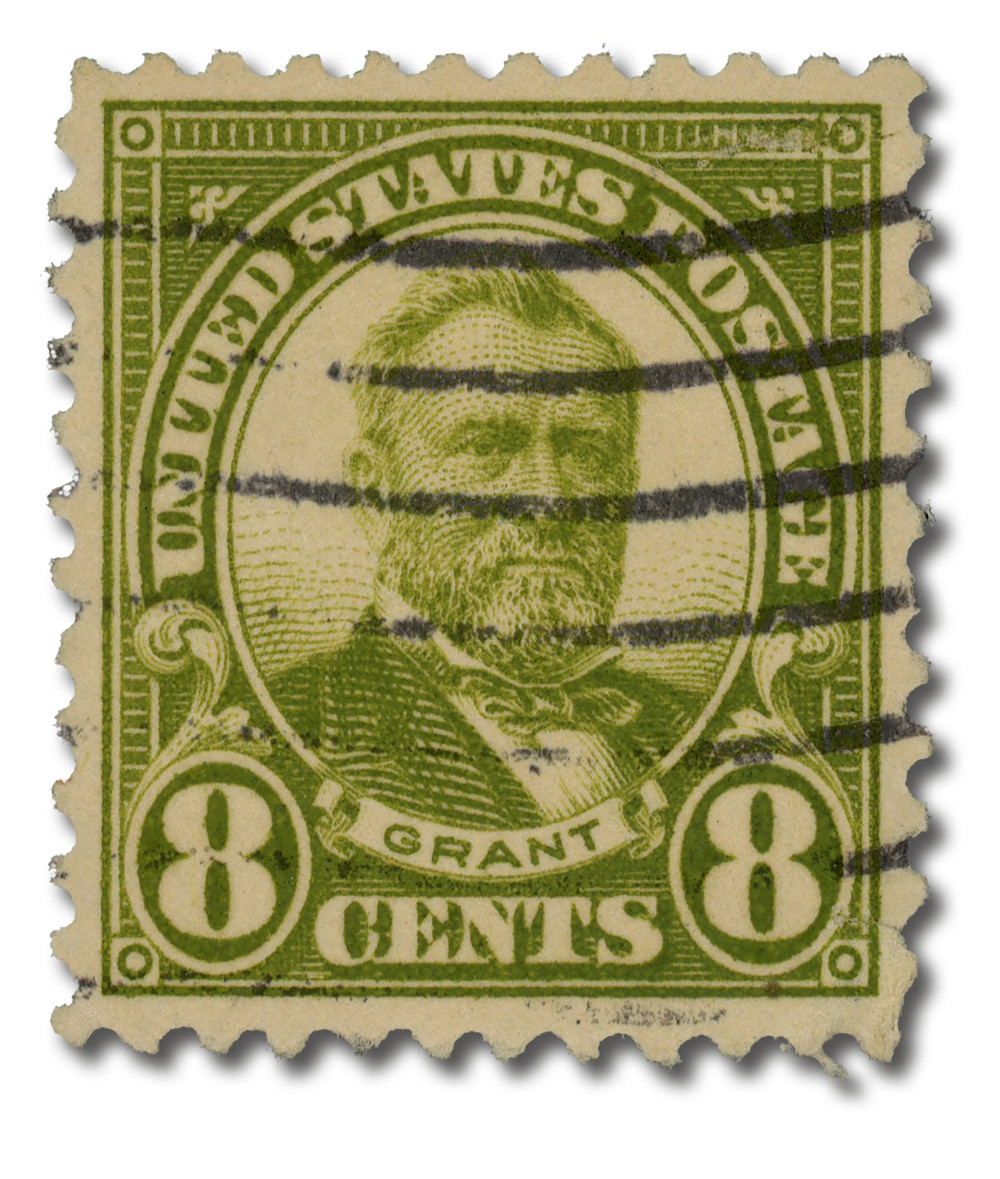560 - 1923 8c Ulysses S. Grant, Olive Green, Perf. 11 - Mystic