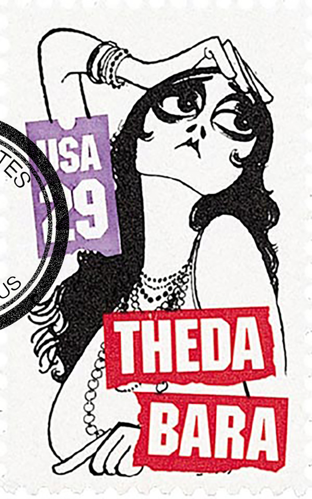 2827 - 1994 29c Silent Screen Stars: Theda Bara - Mystic