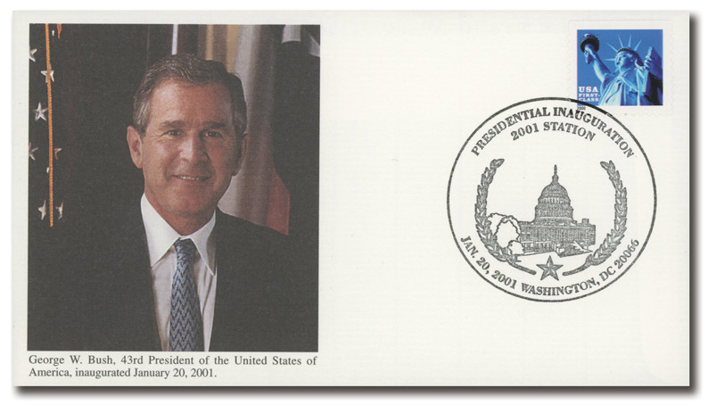 IC 2001 - 2001 Inauguration Cover - President George W. Bush