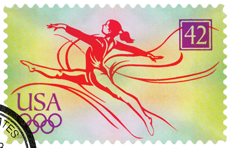 ディズニースタンプアート「Olympics」 4334 - 2008 42c Olympic Games - Mystic Stamp Company