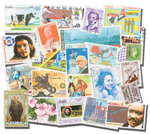 Cuba Collection (1970-1996), Used, 725 Stamps