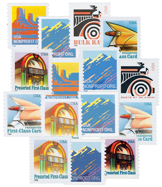 コレクション Limited rare stamps 15 stamps The 5 rarest US stamps