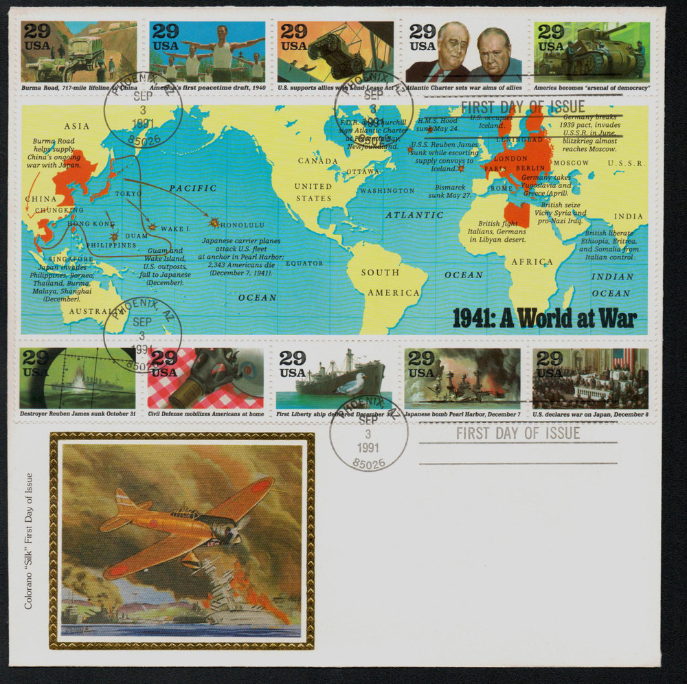 314759 -- Colorano Silk First Day Cover -- First Day Cover