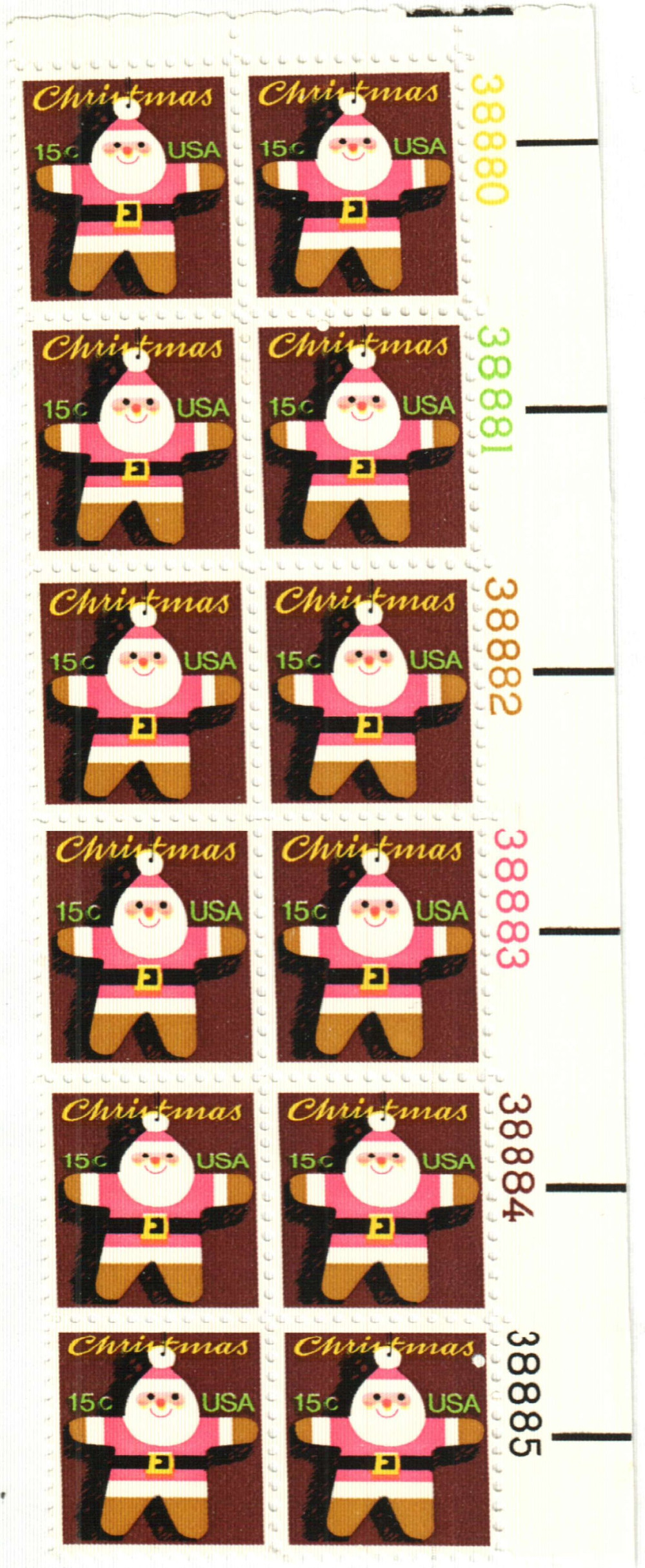 118057 source 1742249953 1800 - 1979 15c santa ornament - mystic stamp company