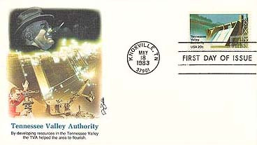 2042 - 1983 20c Tennessee Valley Authority - Mystic Stamp Company