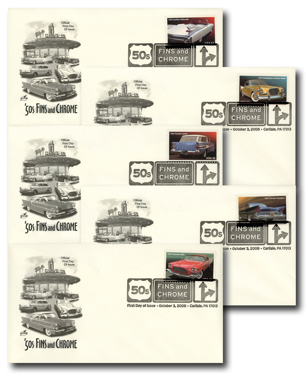 1038009 -- Classic First Day Cover Set -- First Day Cover