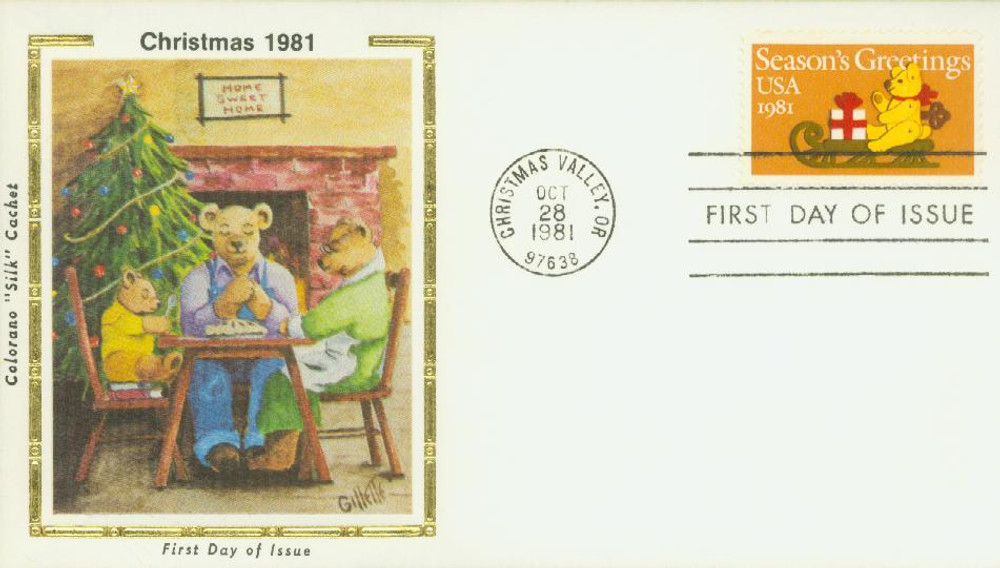308724 -- Colorano Silk First Day Cover -- First Day Cover