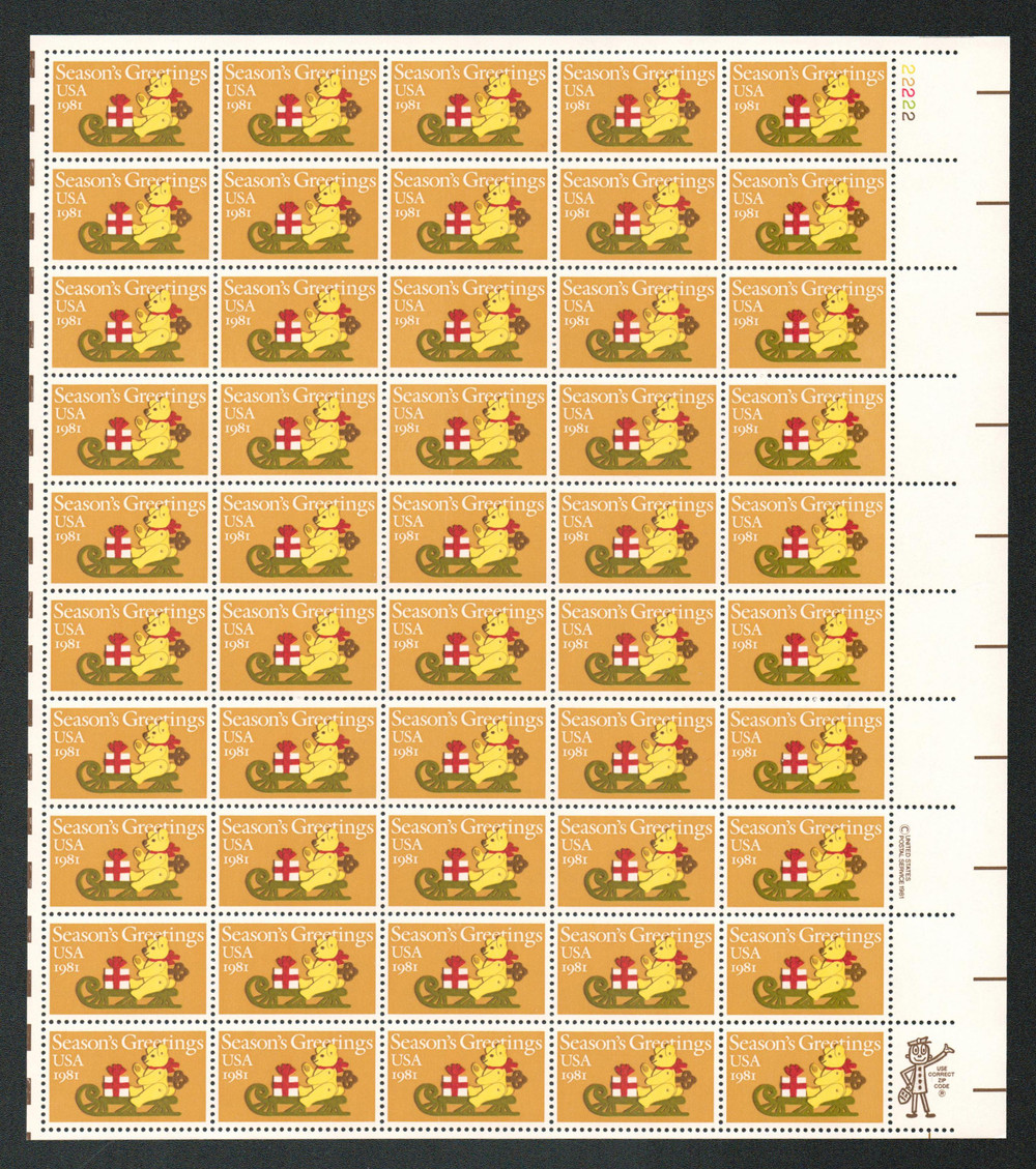 308727 -- Mint Sheet(s) -- Mint Stamp(s)
