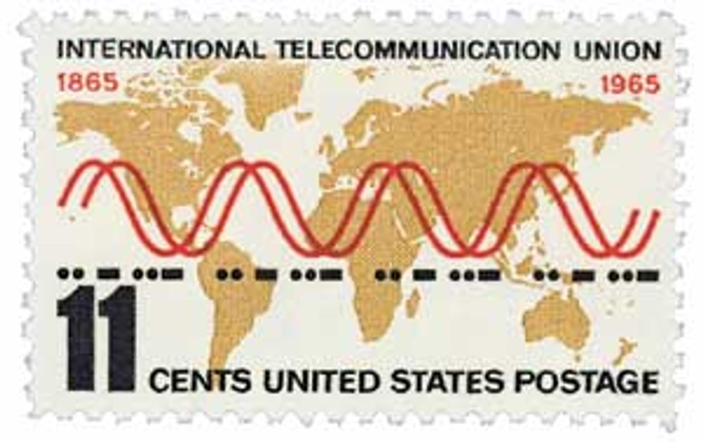 1274 - 1965 11c International Telecommunication Union