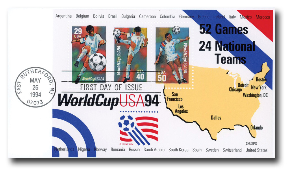 2637 - 1992 29c Summer Olympics: Soccer - Mystic Stamp Company