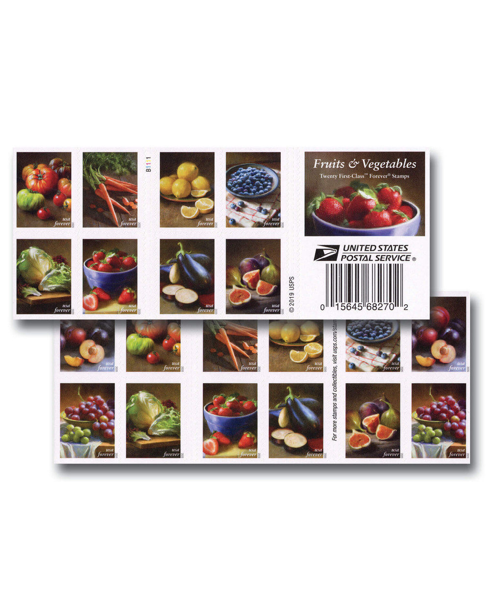 1104120 -- Mint Booklet Pane -- Mint Stamp(s)