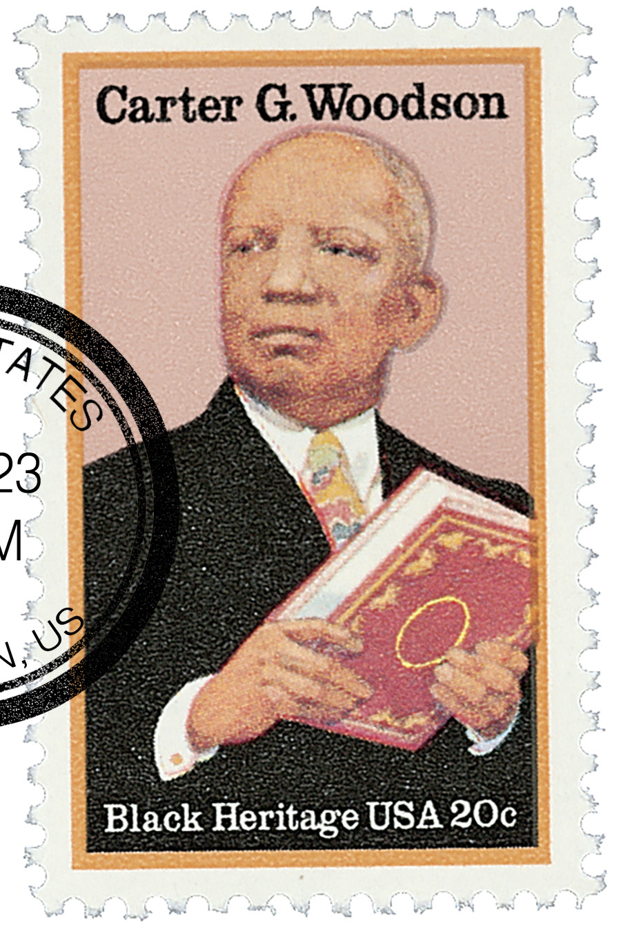 2073 - 1984 20c Black Heritage: Carter G. Woodson - Mystic Stamp